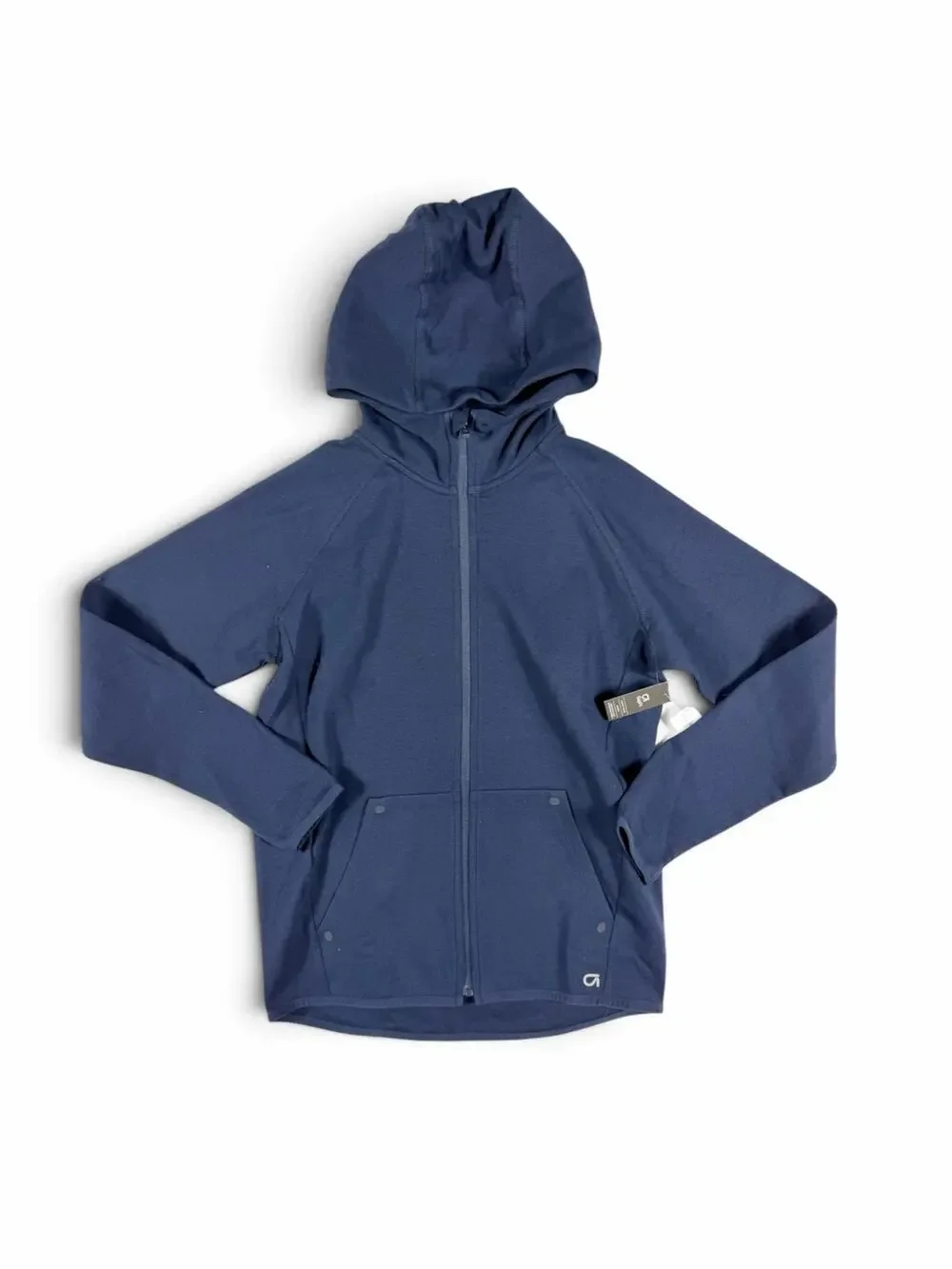 NEW Gap GapFit Bpys Tech High Neck Full Zip Hoodie Navy XL 12-13